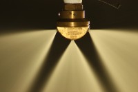 Sprübild einer Herzog Mehrfach-Dralldüse Sprübild einer Herzog Mehrfach-Dralldüse